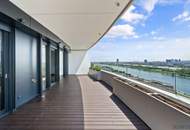 DANUBE PENTHOUSE mit XXL Freifläche Richtung Innenstadt ** 4 Zimmer & 3 Bäder