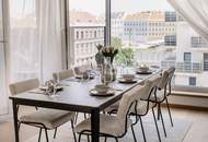 REDUZIERT! Top Lage! Neubau (2021) Dachgeschosswohnung mit Terrasse und Panoramafenster ++ Weitblick über Wien ++ Komplett Eingerichtet und Bezugsfertig ++ Dachgeschossneubau