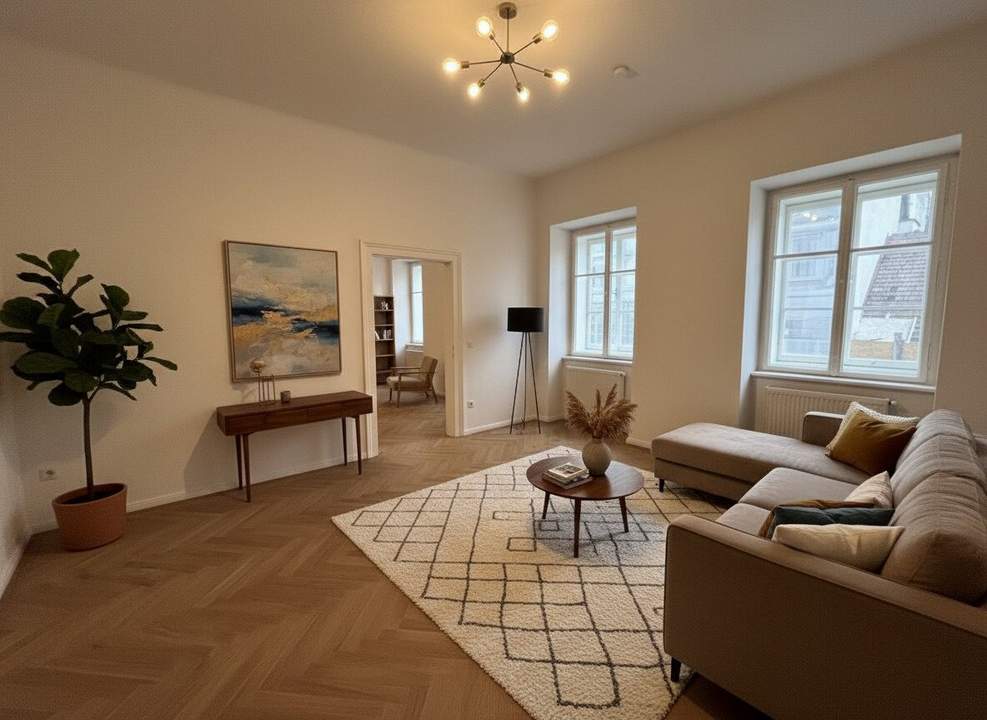 1090! ERSTBEZUG NACH SANIERUNG! Schöne 2-Zimmer Altbauwohnung nahe Schottentor!