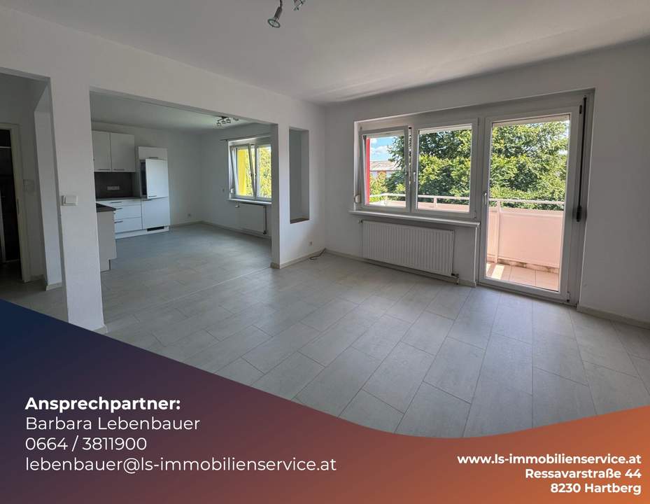 Vermietete Anlegerwohnung mit Balkon und moderner Küche in zentraler Lage