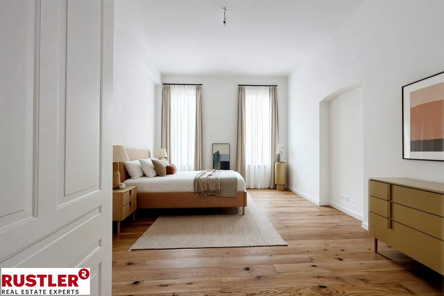 Wohnen oder Arbeiten – diese stilvolle Altbauwohnung bietet Beides!, Wohnung-kauf, 580.000,€, 2340 Mödling