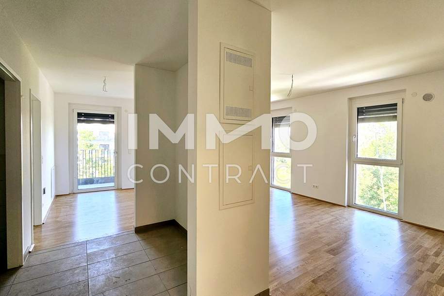 Moderne 2-Zimmer-Balkon-Wohnung mit Grünblick in Ruhelage - provisionsfrei!, Wohnung-kauf, 250.900,€, 2700 Wiener Neustadt(Stadt)