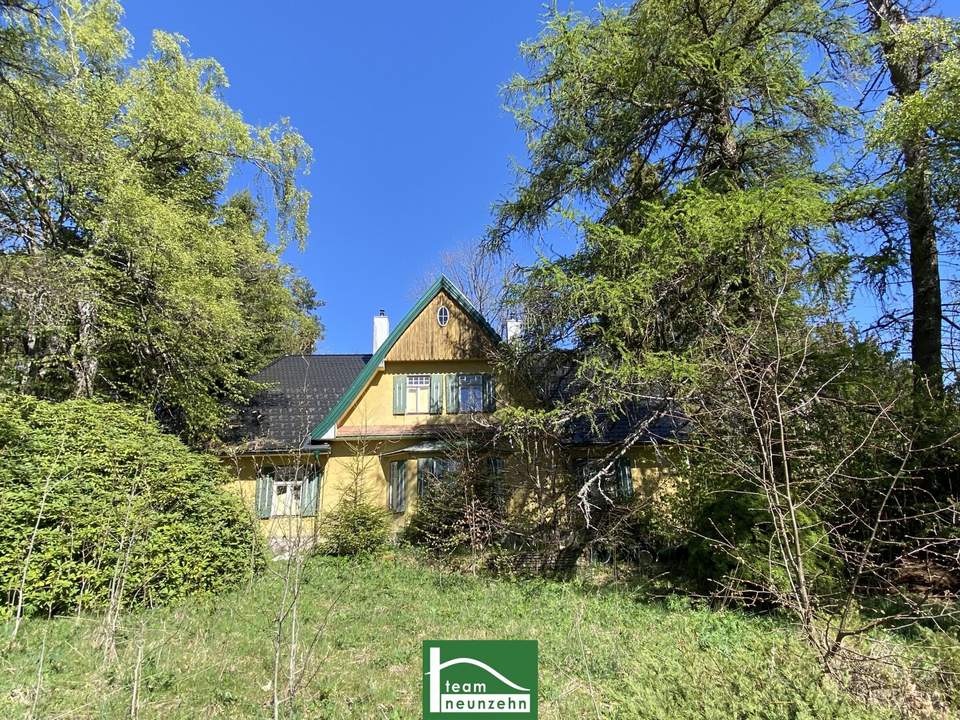 Aus alt mach neu - Historisches Einfamilienhaus in Alleinlage am Hügel in Bad Großpertholz mit großem Garten. - WOHNTRAUM