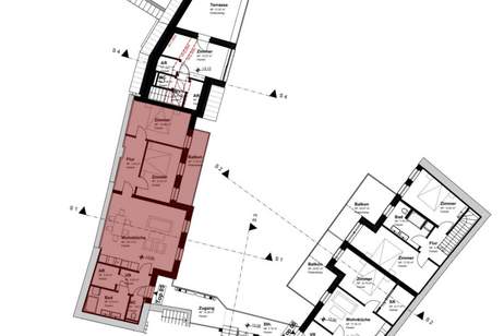 Wiener Geschichte neu komponiert | VICUS NUCUM | Nähe Kahlenberg, Cobenzl &amp; Bethovengang | ERSTBEZUG, Wohnung-kauf, 649.000,€, 1190 Wien 19., Döbling