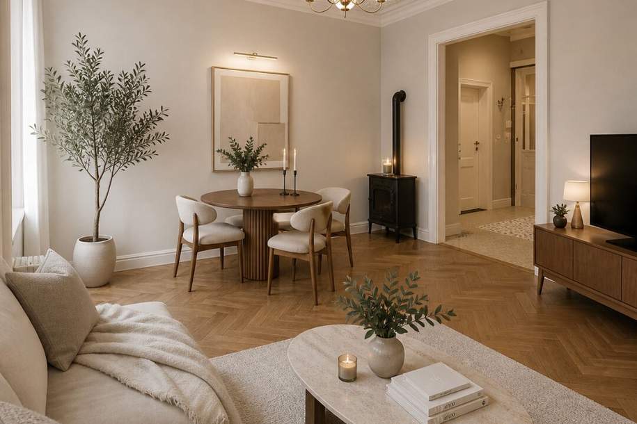 SOMMER Aktion: Nur 50% Provision! Ein kleiner Altbau mit großem Zukunftsplan! Sanierungsbedürftige Altbauwohnung mit toller Raumaufteilung + Traumhaft schönes Haus + Perfekte Infrastruktur und Anbindung! Jetzt zugreifen!, Wohnung-kauf, 219.000,€, 1200 Wien 22., Donaustadt