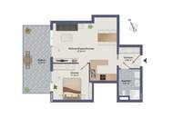 Moderne Klein-Wohnung mit herrlichem Balkon und Tiefgargenparkplatz