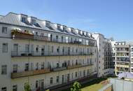 UNBEFRISTET, 79 m2 Altbau mit 6 m2 Balkon, Wohnküche, 2 Zimmer, gefördert, 1. Liftstock, Bernhardtstalgasse