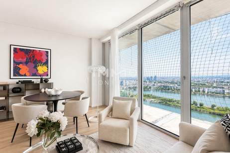 DC2 Tower: City Apartment mit Loggia und Blick auf Kahlenberg, Wohnung-miete, 1.100,00,€, 1220 Wien 22., Donaustadt