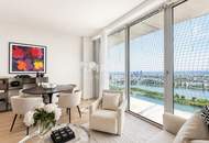 DC2 Tower: City Apartment mit Loggia und Blick auf Kahlenberg