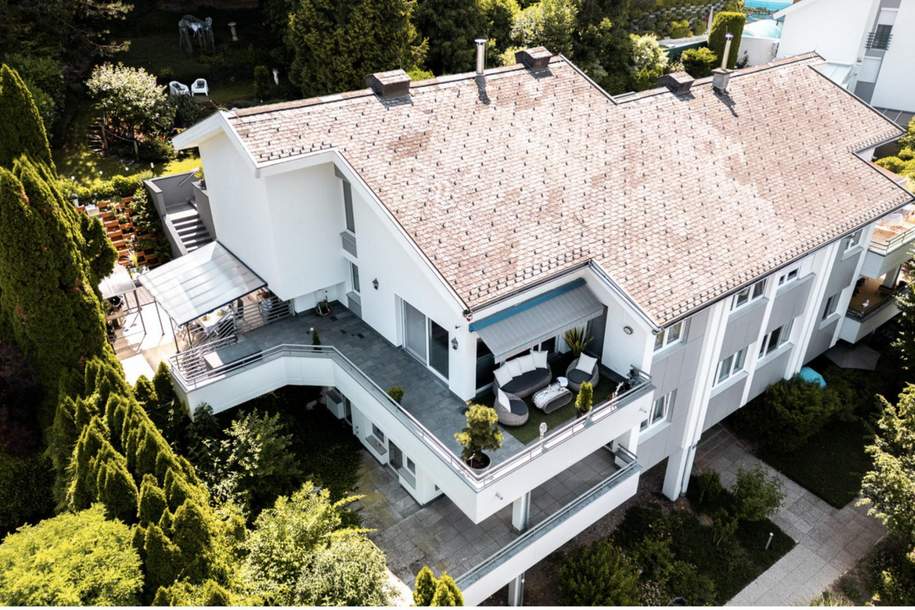 Wohntraum der Extraklasse: Exklusives Penthouse auf 2 Etagen mit großer Terrasse und schönem Garten in begehrter Lage, Wohnung-kauf, 798.000,€, 9020 Klagenfurt(Stadt)