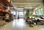 Platzmangel? Dann haben wir die Lösung. Imposante 7m Deckenhöhe mit ca. 810m² Nutzfläche und 40m² Bürotrakt.