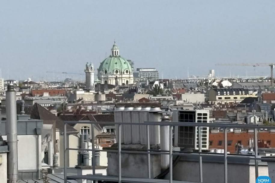 Luxuriöse Dachmaisonette mit Terrassen und Wienblick, Wohnung-kauf, 1.880.000,€, 1060 Wien 6., Mariahilf