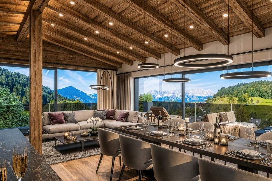 Residence Burgstall - Penthouse Top V, Wohnung-kauf, 3.760.000,€, 6370 Kitzbühel