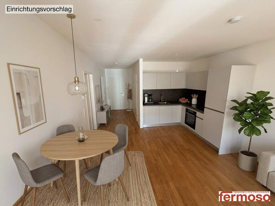 Moderne 2-Zimmer-Wohnung mit Balkon, Fußbodenheizung & Einbauküche in 1210 Wien!