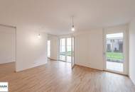 Eigengarten &amp; Terrasse inmitten der Stadt! 2 Zimmer Neubauwohnung ab Ende April beziehbar!