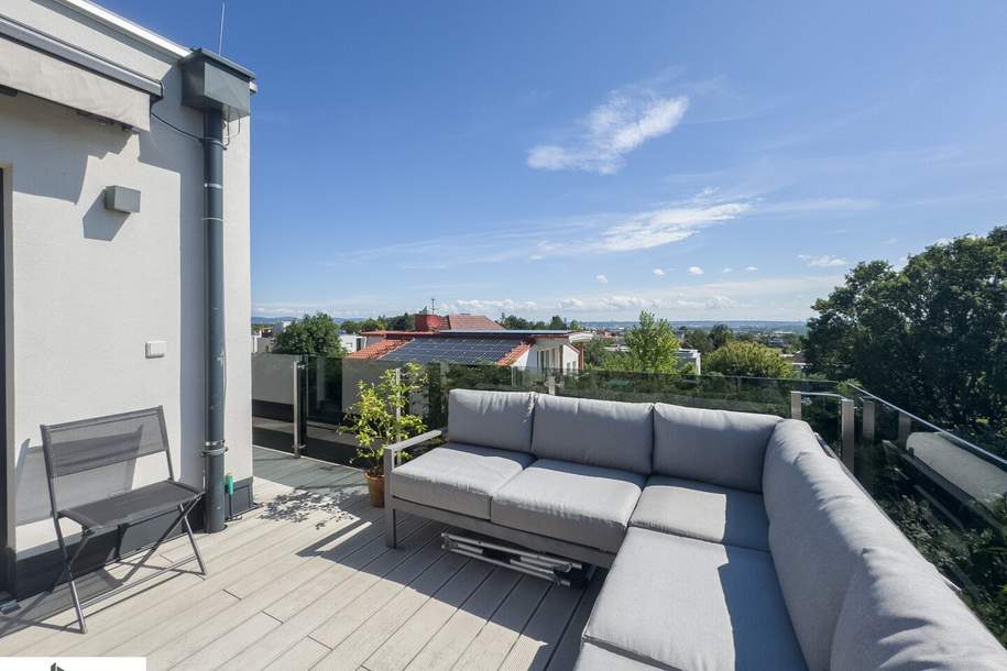 BLICK AUF WIEN - lichtdurchflutete Dachgeschossmaisonette in Grünlage, Wohnung-kauf, 900.000,€, 2380 Mödling