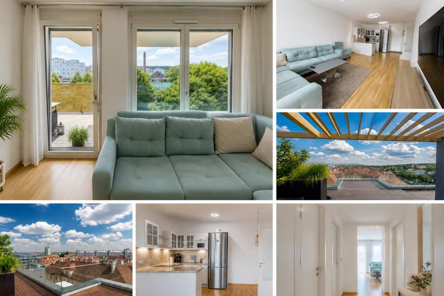 "Moderne 3-Zimmer-Wohnung mit Balkon, Klimaanlage und Rooftop-Pool!", Wohnung-kauf, 495.000,€, 1110 Wien 22., Donaustadt