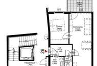 Wunderschöne Dachgeschoßwohnung mit 6,77m² Balkon in HOFRUHELAGE! Hopfengasse!