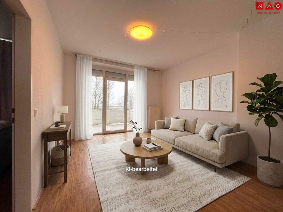 Familien aufgepasst! 3-Zimmer-Familien(t)raum in grüner Ruhelage mit Balkon - top Infrastruktur und Verkehrsanbindung!