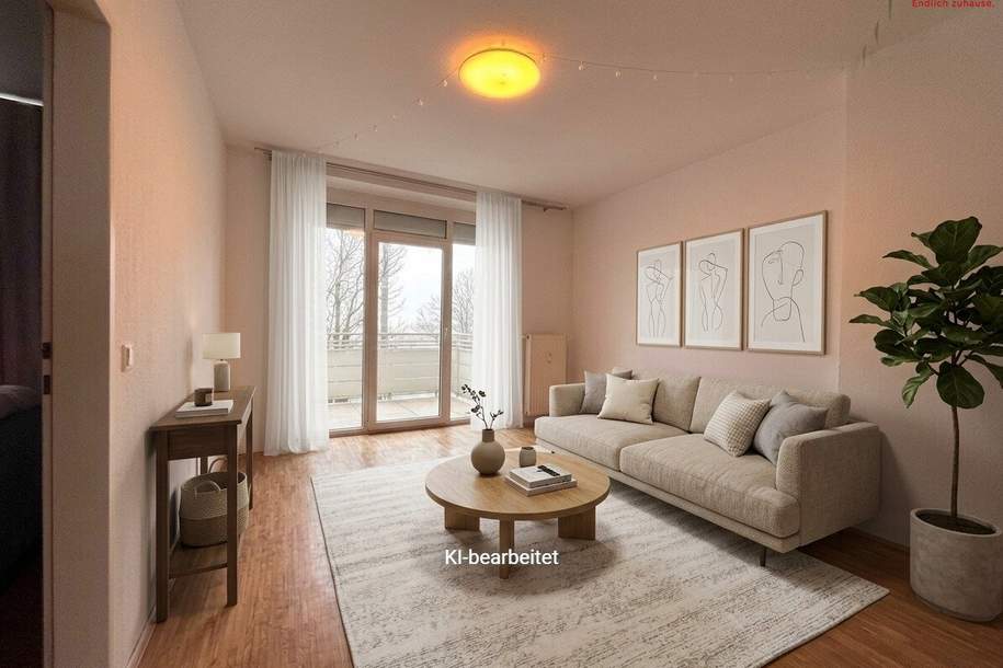 Familien aufgepasst! 3-Zimmer-Familien(t)raum in grüner Ruhelage mit Balkon - top Infrastruktur und Verkehrsanbindung!, Wohnung-miete, 812,93,€, 4030 Linz(Stadt)