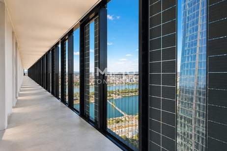 3 Zimmer mit Weitblick und 39m2 Loggia: U1 Donauinsel - DC2 Tower, Wohnung-miete, 1.100,00,€, 1220 Wien 22., Donaustadt