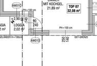 Erstbezug – 2-Zimmer-Charakter-Wohnung mit Loggia, Luft-Wärmepumpe & PV-Anlage