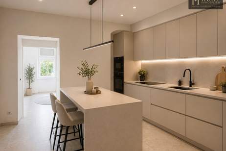 Urban wohnen, überraschend ruhig leben – stilvoll sanierter Altbau mit Lift, Freiflächen und moderner Energietechnik, Wohnung-kauf, 499.000,€, 1070 Wien 7., Neubau