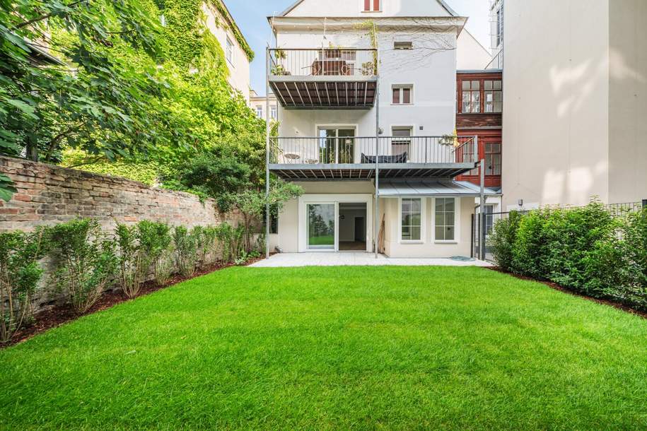 URBANER GARTENTRAUM! Hofseitiger Drei-Zimmer-Erstbezug nächst Schlossquadrat mit Terrasse und Eigengarten, Wohnung-kauf, 965.000,€, 1050 Wien 5., Margareten