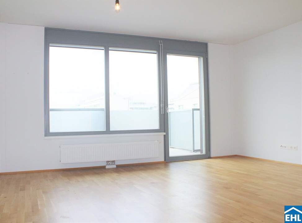 Top 1,5-Zimmer-Wohnung mit Balkon nahe Gasometer