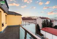 Stilvolle Dachgeschosswohnung inkl. Einbauküche und Terrasse – Luxuswohnen auf höchstem Niveau!