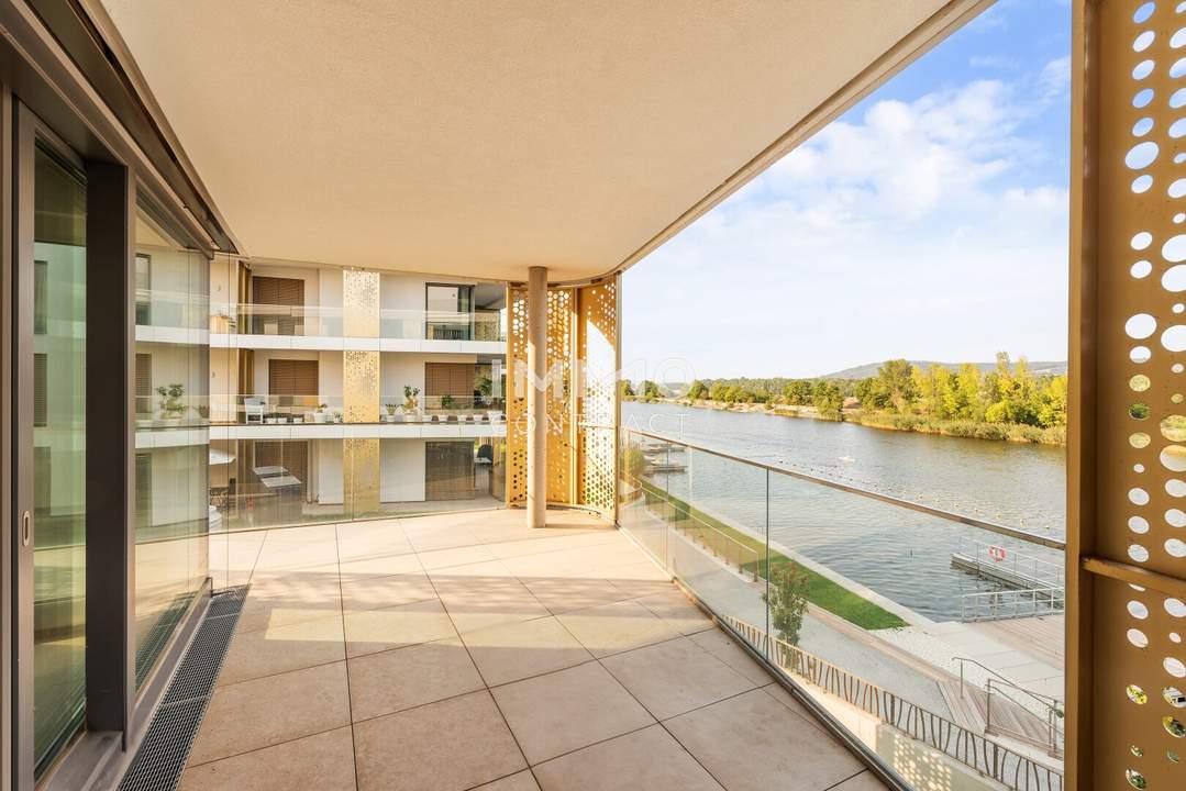 Traumhafte 3 Zimmer Wohnung mit direktem Blick auf die Donau!