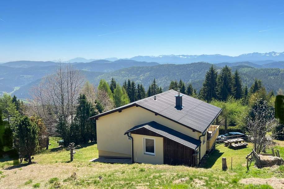 Neu saniertes Almhaus in Ruhelage mit Fernsicht auf der Hochrindl (Provisionsfrei), Haus-kauf, 327.000,€, 9571 Feldkirchen