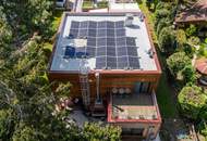 RESERVIERT! ARCHITEKTURJUWEL IN FLORIDSDORF – RUHIGE LAGE NAHE DER DONAU MIT WINTERGARTEN, DACHTERRASSE UND PV-ANLAGE