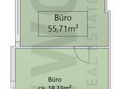 56m² Büro mit zwei Arbeitsräumen und Teeküche im IZ-Süd | Parkplätze