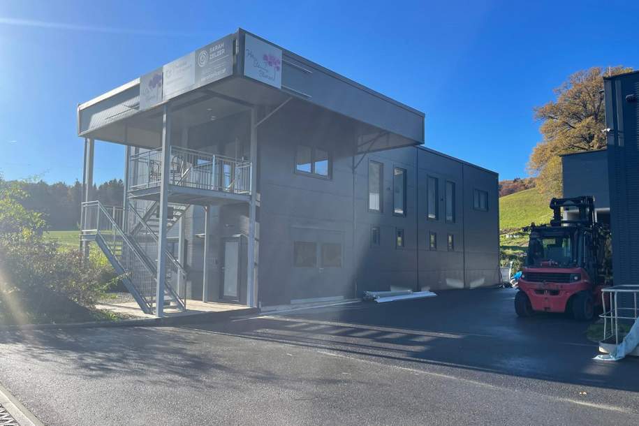 Gewerbehalle - Lagerhalle mit Büro nähe Hausmannstätten, Gewerbeobjekt-miete, 2.700,00,€, 8081 Leibnitz