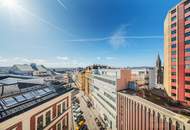 PANORAMA-Ebene über der Stadt! Dachgeschoß-Maisonette mit privater Außenfläche