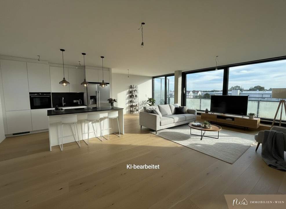 LOFT Wohnung - Nähe U2 Station Donauspital - 72 m2- neu saniert - Terrasse südseitig - mit Fernblick