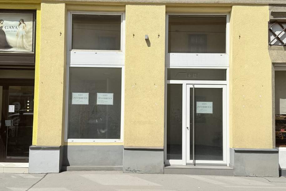 1130! Geschäftslokal mit Lagerraum in Top-Lage, Gewerbeobjekt-miete, 1.522,96,€, 1130 Wien 13., Hietzing
