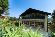 Gepflegtes Haus mit großem Garten, Panorama und Gartenhaus