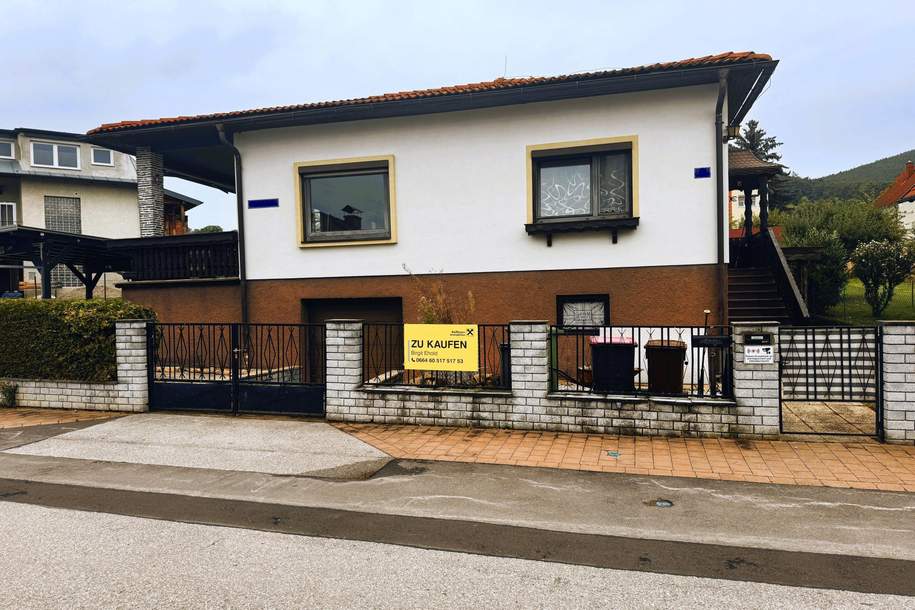 Charmanter, ausbaufähiger Bungalow auf 920 m² Grundstück, Haus-kauf, 285.000,€, 2630 Neunkirchen
