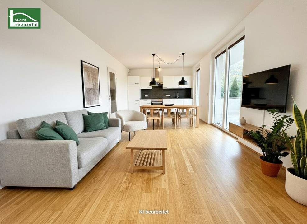 Urbaner Wohnkomfort in Grünruhelage - Hochwertige 2-Zimmer-Wohnung mit weitläufigen Balkon!