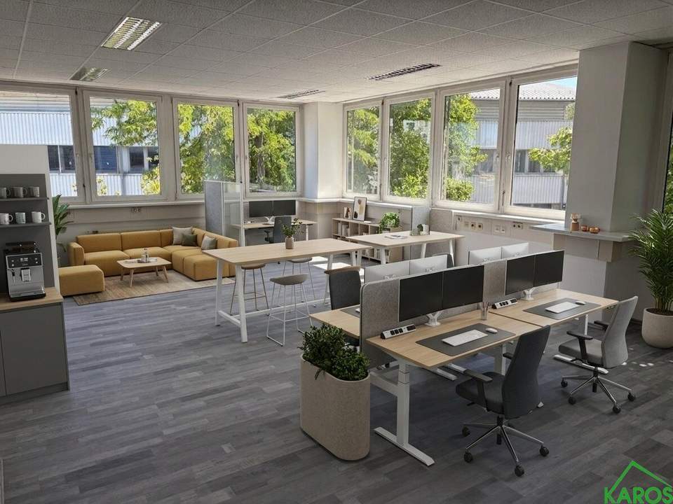 SONNIGES Büro direkt an der A22 - 53,26 m² für nur 710,30 € Miete!