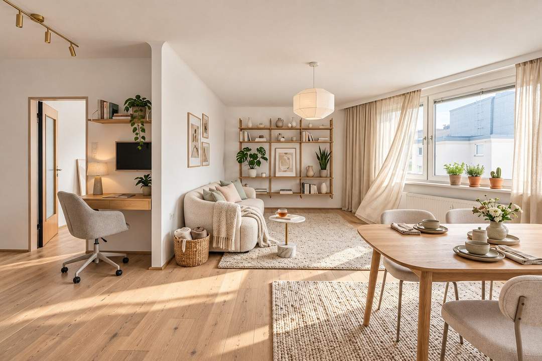81 m² voller Licht & Möglichkeiten | 3 Zimmer | Neue Küche | 6. Liftstock | Nähe Donau