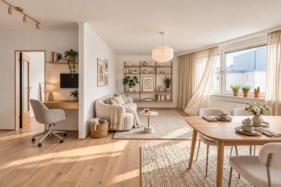 81 m² voller Licht & Möglichkeiten | 3 Zimmer | Neue Küche | 6. Liftstock | Nähe Donau, Wohnung-kauf, 295.000,€, 1200 Wien 20., Brigittenau