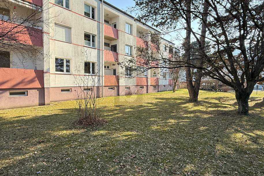 BEIM BAHNHOF MIT WEST LOGGIA, GRÜNBLICK UND PKW STELLPLATZ, Wohnung-kauf, 109.000,€, 2823 Neunkirchen