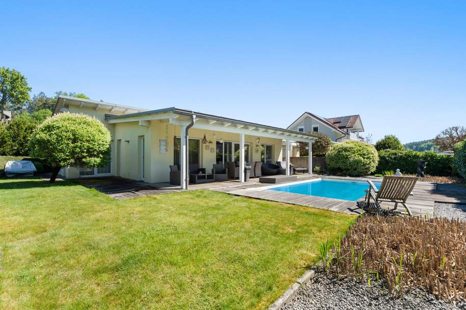 Bungalow mit Pool in ruhiger Lage, Haus-kauf, 795.000,€, 9220 Villach Land