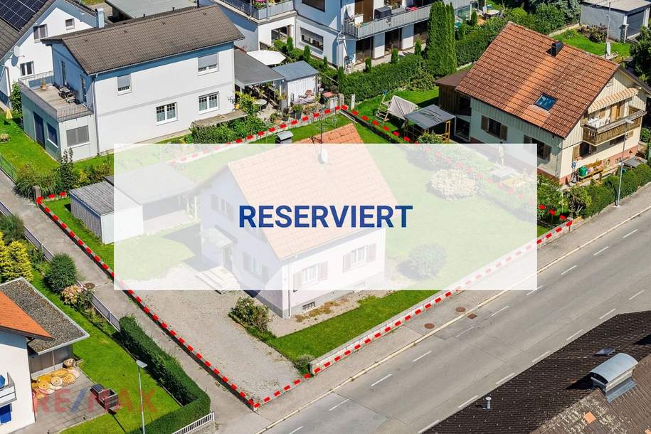 Wohnen in Lauterach: Einfamilienhaus mit großem Grundstück und Renovierungspotenzial, Haus-kauf, 6923 Bregenz
