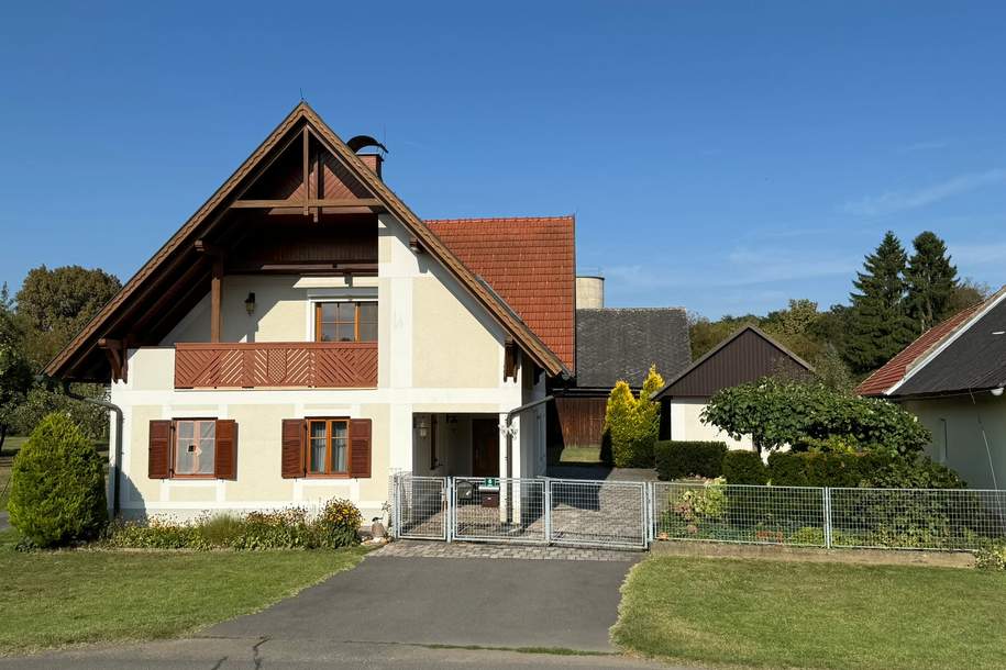 Charmantes Einfamilienhaus mit großzügigem Grundstück und Landwirtschaft in Bad Radkersburg (Privat/Provisionsfrei), Haus-kauf, 365.000,€, 8490 Südoststeiermark