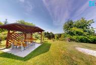 Naturparadies im Südburgenland: Charmantes Landhaus mit Fernblick, Weingarten & 2 ha Grund in absoluter Ruhelage