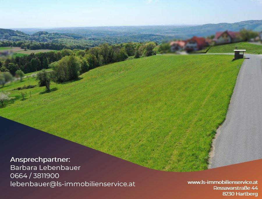 Wohnen am Pöllauberg! Bauplätze in bester Lage mit Aussicht und Lebensqualität!